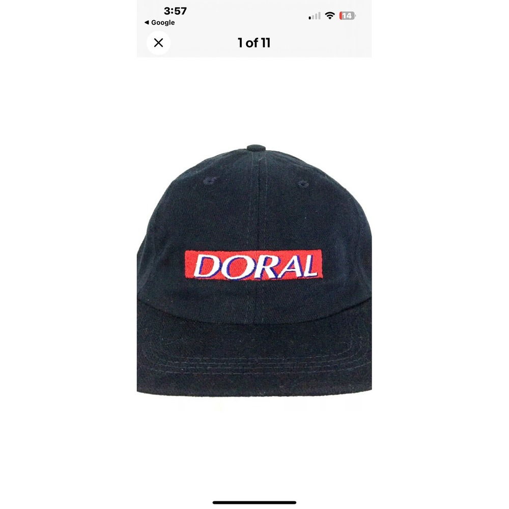 Vtg 90's Doral Cigarettes Golf Beach Vacation Dad‎ Cap